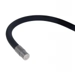 Смеситель для кухни Qtap Vlasta New с гибким изливом с подключением для питьевой воды QTVLA364GMB45649 Gunmetal Black PVD