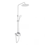 Душова система універсальна Qtap Vlasta New на три споживача (з виливом) QTVLA111CRM45650 Chrome