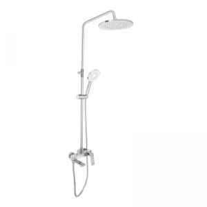 Душова система універсальна Qtap Vlasta New на три споживача (з виливом) QTVLA111CRM45650 Chrome