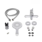 Смеситель для ванны Qtap Cardinal (c душевым гарнитуром) QTCAR259CRM45656 Chrome