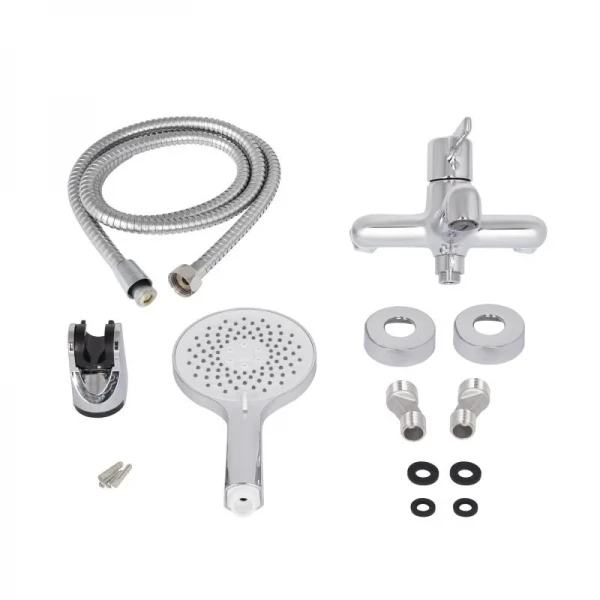 Смеситель для ванны Qtap Cardinal (c душевым гарнитуром) QTCAR259CRM45656 Chrome