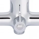 Смеситель для ванны Qtap Cardinal с длинным поворотным изливом (c душевым гарнитуром) QTCAR260CRM45657 Chrome