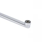 Смеситель для ванны Qtap Cardinal с длинным поворотным изливом (c душевым гарнитуром) QTCAR260CRM45657 Chrome