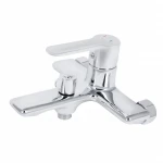 Смеситель для ванны Qtap Taurus (c душевым гарнитуром) QTTAU259CRM45661 Chrome