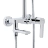 Душова система універсальна Qtap Taurus на три споживача (з виливом) QTTAU111CRM45665 Chrome