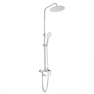 Душова система універсальна Qtap Taurus на три споживача (з виливом) QTTAU111CRM45665 Chrome