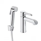 Змішувач для раковини Qtap Grand (з гігієнічним душем) QTGRA272CRM45670 Chrome