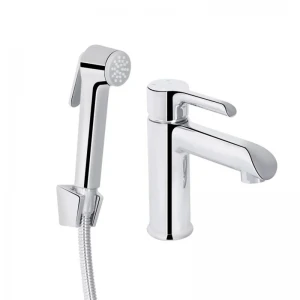 Змішувач для раковини Qtap Grand (з гігієнічним душем) QTGRA272CRM45670 Chrome