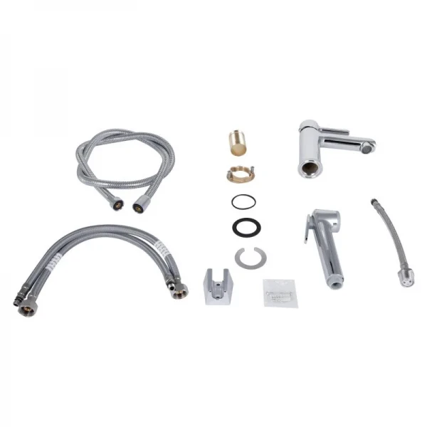 Смеситель для раковины Qtap Grand (с гигиеническим душем) QTGRA272CRM45670 Chrome