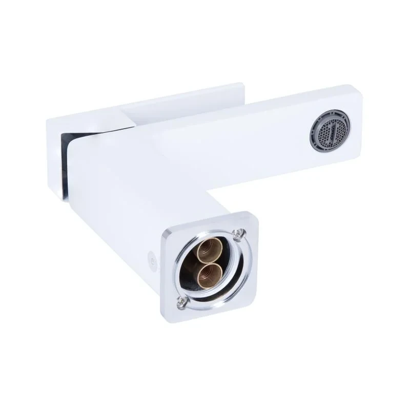 Смеситель для раковины Qtap Gemini QTGEM270CRW45675 Chrome/White