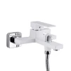 Змішувач для ванни Qtap Gemini (з душовим гарнітуром) QTGEM259CRW45683 Chrome/White