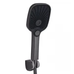 Смеситель для ванны Qtap Gemini (c душевым гарнитуром) QTGEM259GMB45684 Gunmetal Black PVD