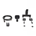 Смеситель для ванны Qtap Gemini (c душевым гарнитуром) QTGEM259GMB45684 Gunmetal Black PVD