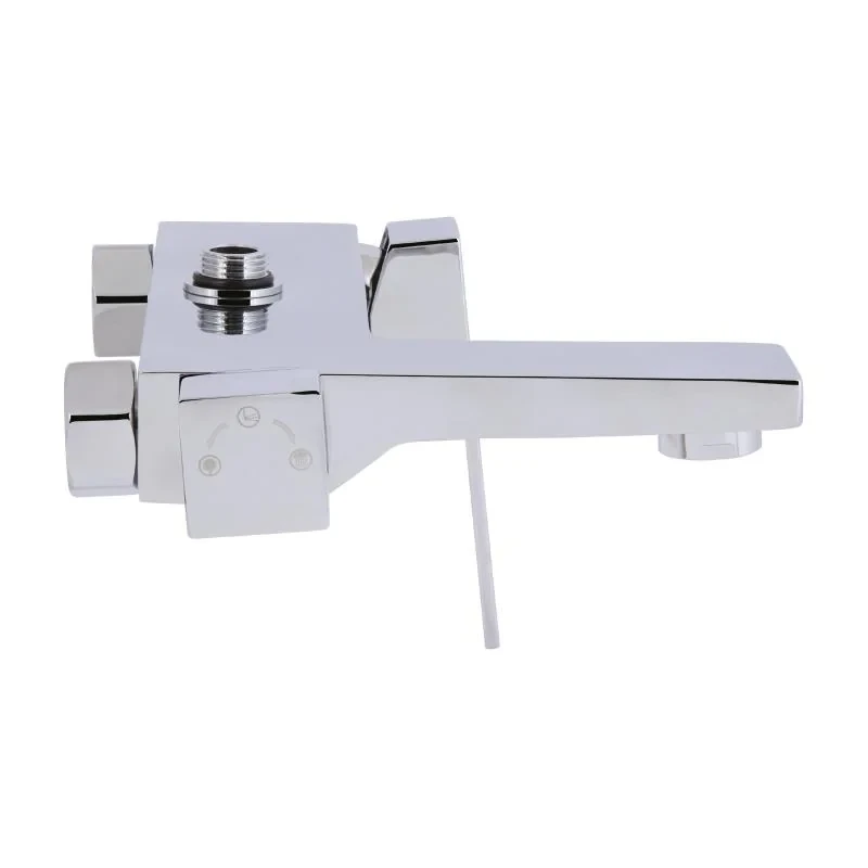 Душевая система универсальная Qtap Gemini на три потребителя (с изливом) QTGEM111CRM45685 Chrome