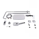 Душевая система универсальная Qtap Gemini на три потребителя (с изливом) QTGEM111CRM45685 Chrome