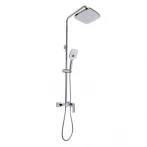 Душевая система универсальная Qtap Gemini на три потребителя (с изливом) QTGEM111CRM45685 Chrome