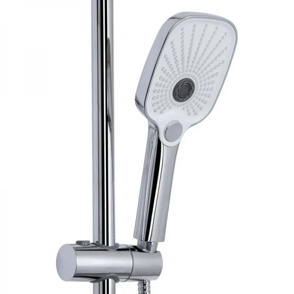 Душевая система универсальная Qtap Gemini на три потребителя (с изливом) QTGEM111CRM45685 Chrome