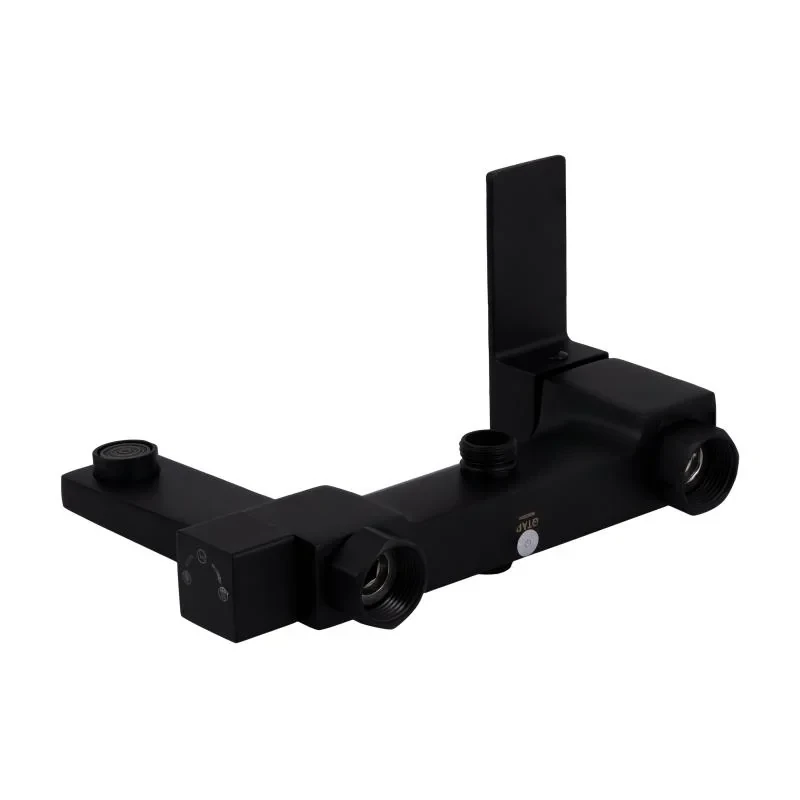 Душова система універсальна Qtap Gemini на три споживача (з виливом) QTGEM111BLM45686 Black Matt