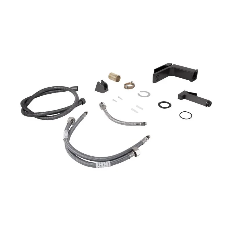 Змішувач для раковини Qtap Gemini (з гігієнічним душем) QTGEM272GMB45692 Gunmetal Black PVD