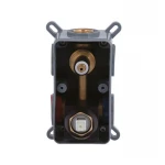 Душова система для душу Qtap Gemini прихованого монтажу на два споживача QTGEM113BLM45697 Black Matt