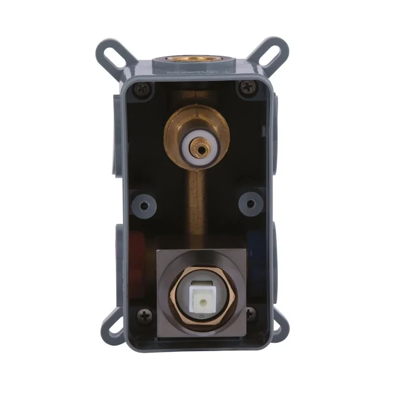 Душова система для душу Qtap Gemini прихованого монтажу на два споживача QTGEM113GMB45698 Gunmetal Black PVD