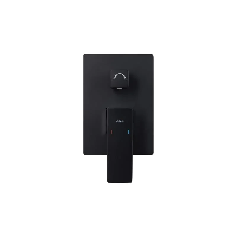 Душова система універсальна Qtap Gemini прихованого монтажу на три споживача QTGEM114BLM45703 Black Matt