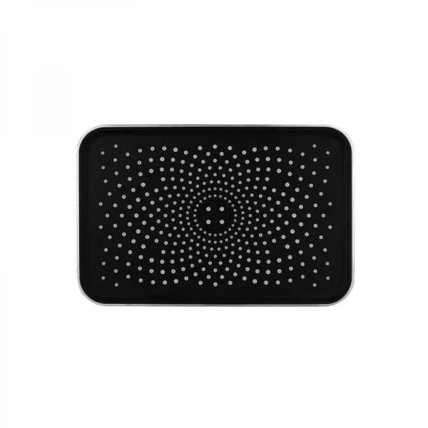 Лейка для верхнего душа Qtap Hlavova 260x180 мм прямоугольная QTHLA107CRM45784 Chrome/Black