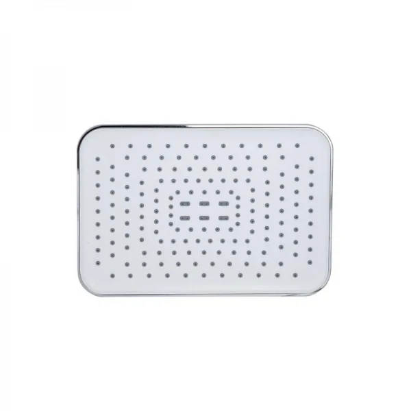 Лейка для верхнего душа Qtap Hlavova 260x180 мм прямоугольная QTHLA107CRM45785 Chrome/White