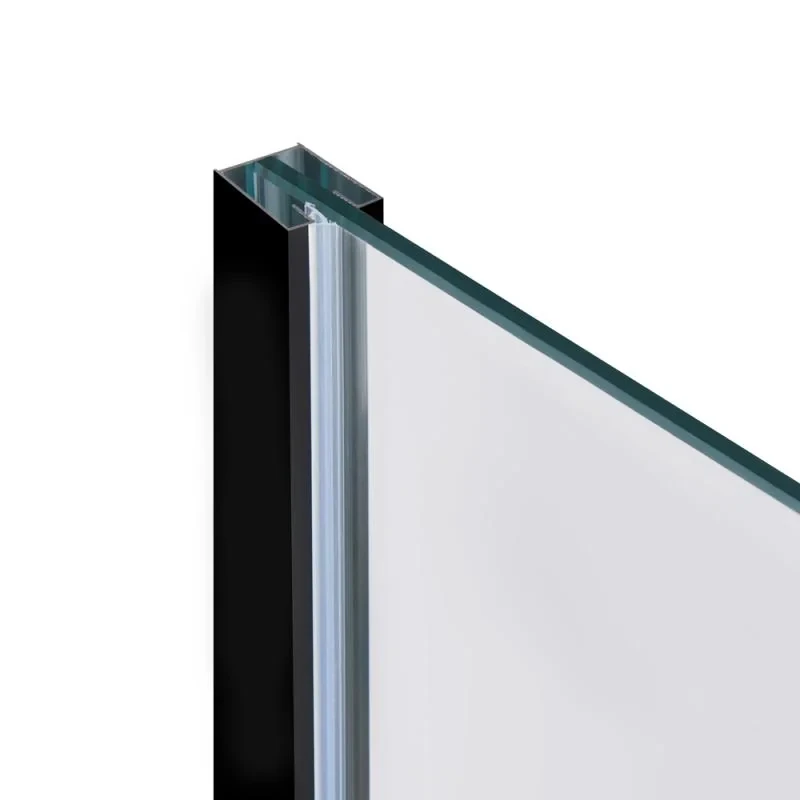 Душевая перегородка Qtap Walk-In Standard BLM2011.C8 100х200 см, стекло Clear 8 мм, покрытие CalcLess