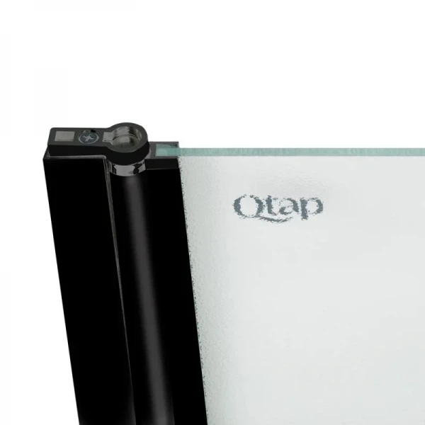 Штора на ванну Qtap Standard BLM407513APL стекло Pear 6 мм, 75х140 см, левая
