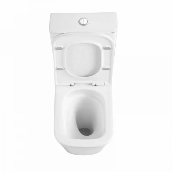 Унитаз напольный Qtap Tern Ultra Quiet безободковый с сиденьем Soft-Close QT17226003AW White