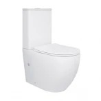 Унітаз-компакт Qtap Robin Ultra Quiet безободковий з сидінням Soft-close QT13226089AW