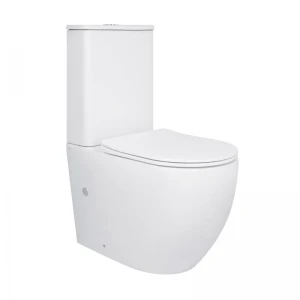 Унітаз-компакт Qtap Robin Ultra Quiet безободковий з сидінням Soft-close QT13226089AW