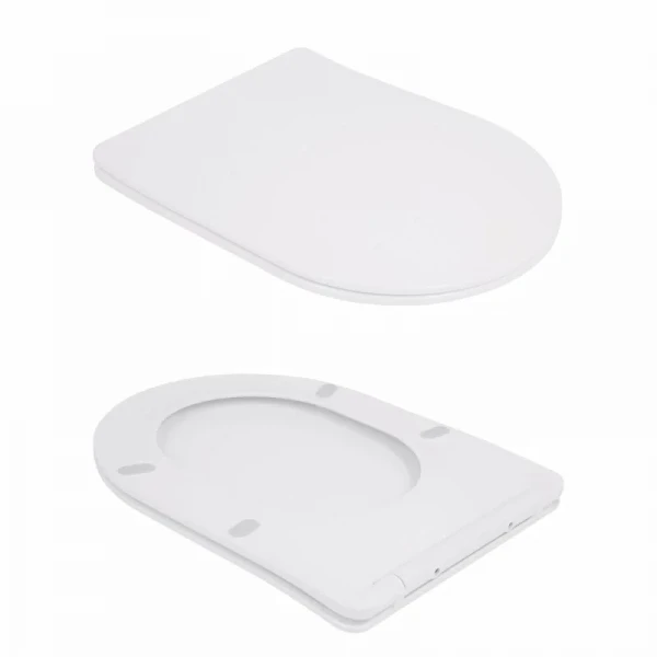 Унітаз-компакт Qtap Robin Ultra Quiet безободковий з сидінням Soft-close QT13226089AW