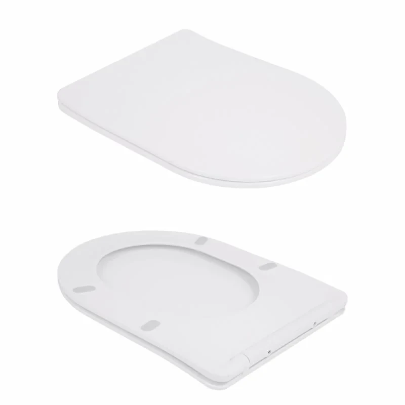 Унітаз-компакт Qtap Robin Ultra Quiet безободковий з сидінням Soft-close QT13226089AW