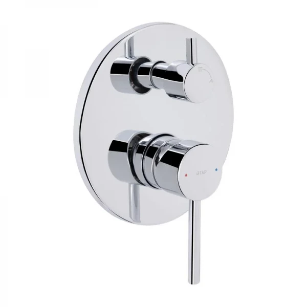 Душевая система универсальная Qtap Scorpio скрытого монтажа на два потребителя QTSCO113CRM45896 Chrome