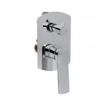 Душова система універсальна Qtap Slavonice прихованого монтажу на два споживача QTSLA113CRM45898 Chrome