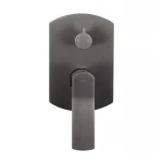 Душевая система универсальная Qtap Slavonice скрытого монтажа на два потребителя QTSLA113GMB45899 Gunmetal Black PVD