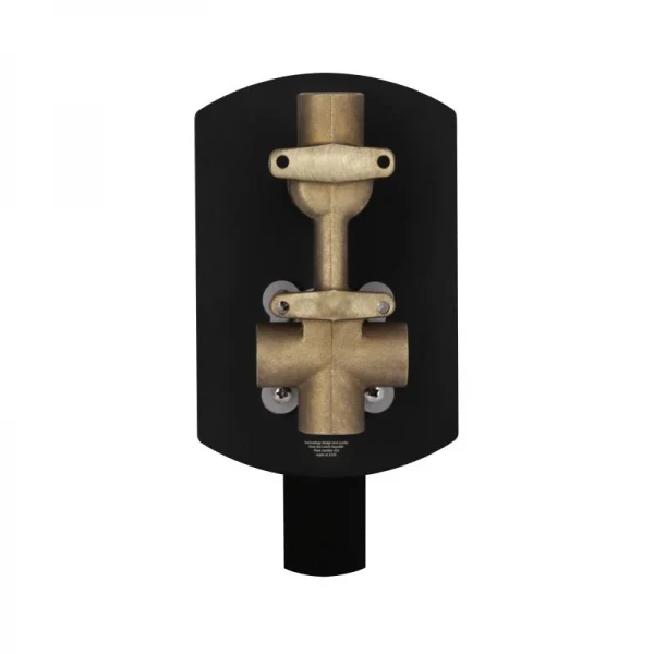 Душевая система универсальная Qtap Slavonice скрытого монтажа на два потребителя QTSLA113BLM45900 Black Matt