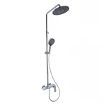 Душевая система универсальная Qtap Slavonice на три потребителя (с изливом) QTSLA111CRM45904 Chrome