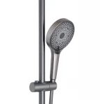 Душевая система универсальная Qtap Slavonice на три потребителя (с изливом) QTSLA111GMB45910 Gunmetal Black PVD