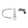 Змішувач для біде Qtap Slavonice QTSLA255GMB45923 Gunmetal Black PVD