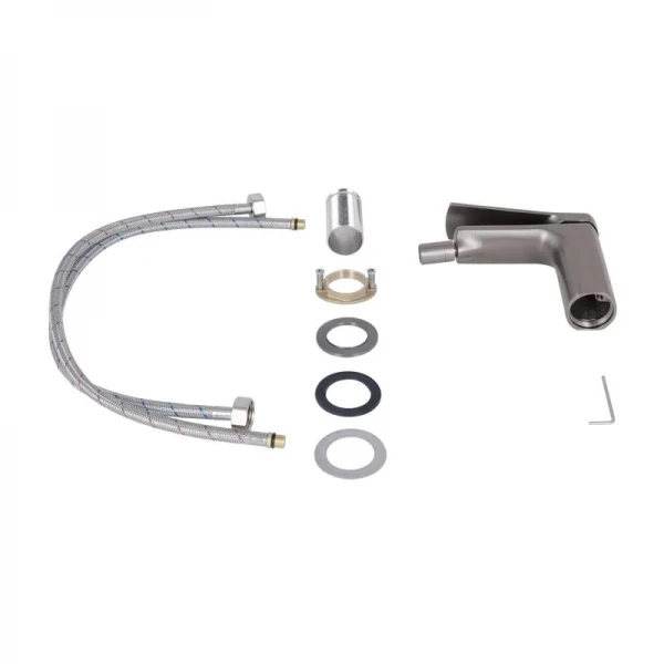 Смеситель для биде Qtap Slavonice QTSLA255GMB45923 Gunmetal Black PVD