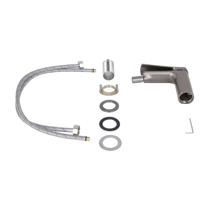 Змішувач для біде Qtap Slavonice QTSLA255GMB45923 Gunmetal Black PVD