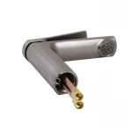 Смеситель для раковины Qtap Slavonice QTSLA270GMB45924 Gunmetal Black PVD