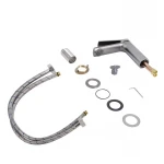 Смеситель для раковины Qtap Slavonice QTSLA270GMB45924 Gunmetal Black PVD