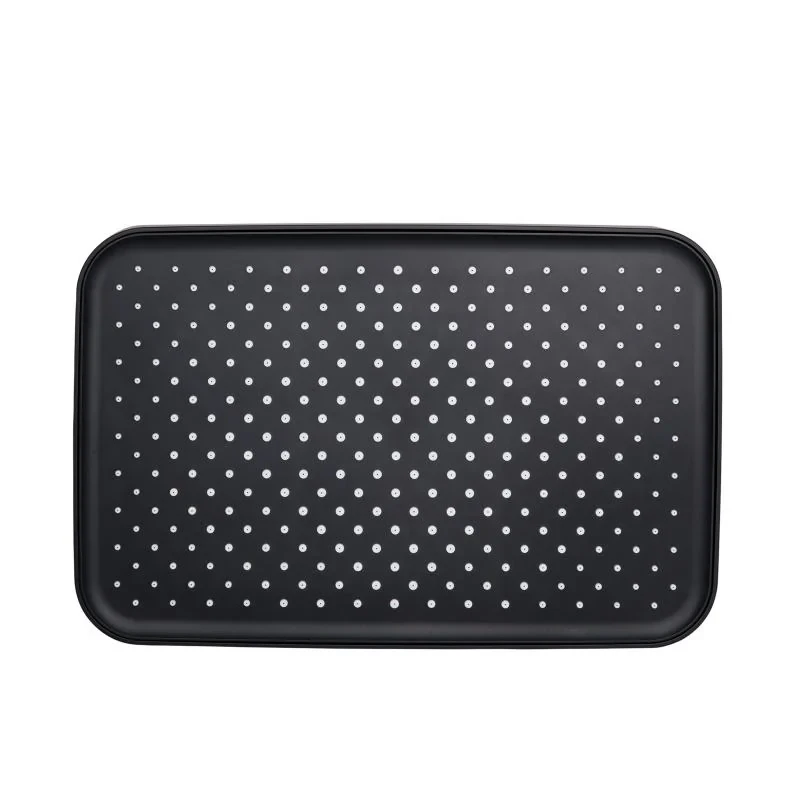 Лейка для верхнего душа Qtap Hlavova 330х220 мм прямоугольная QTHLA107BLM45945 Black Matt