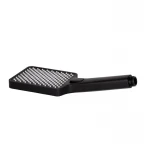 Лейка для ручного душа Qtap Rucni 140x95 мм прямоугольная QTRUC125BLM45959 Black Matt