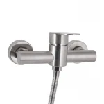 Смеситель для душа Lidz Luna 010 (с душевым гарнитуром) (k35) LDLUN010NKS46095 Nickel