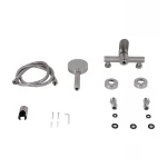 Смеситель для душа Lidz Luna 010 (с душевым гарнитуром) (k35) LDLUN010NKS46095 Nickel